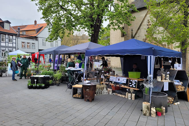 Impressionen vom Gartenmarkt in Goslar